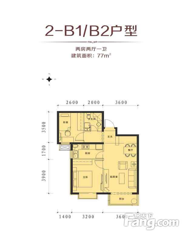 包头装修方案包头蓝泽·大金城77㎡