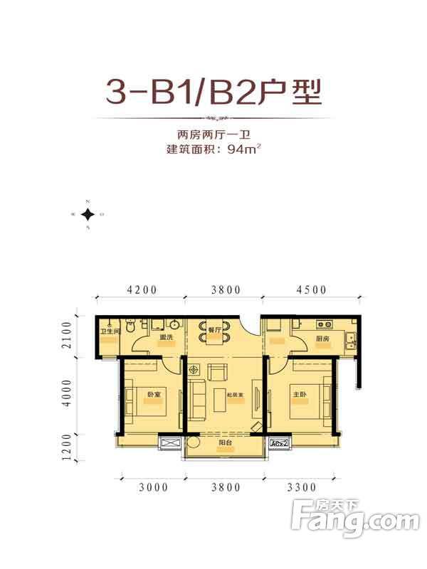 包头装修方案包头蓝泽·大金城94㎡