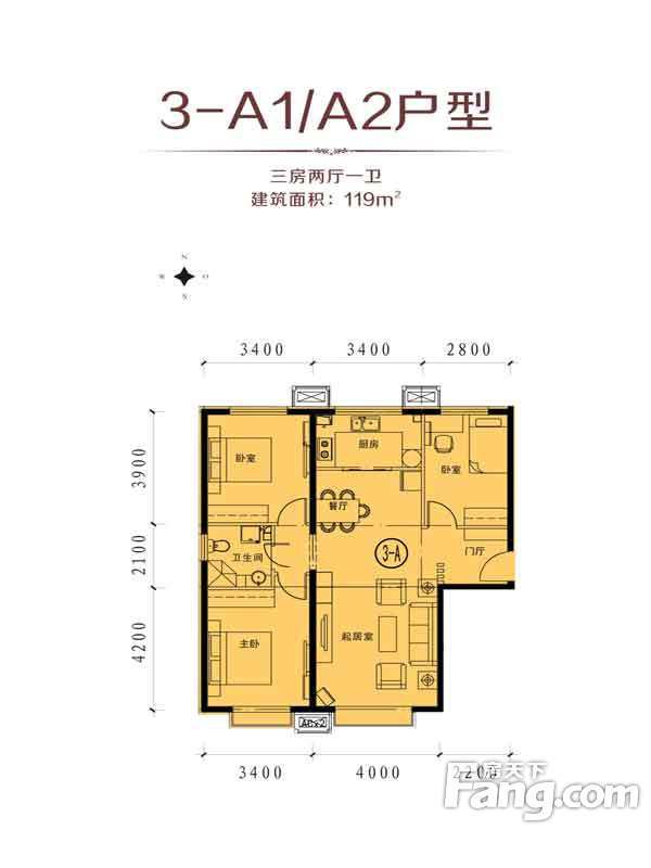 包头装修方案包头蓝泽·大金城119㎡