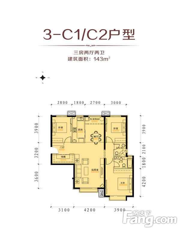 包头装修方案包头蓝泽·大金城143㎡