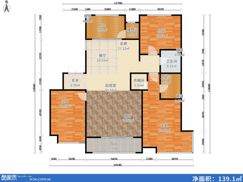 包头装修方案包头总部经济园186㎡