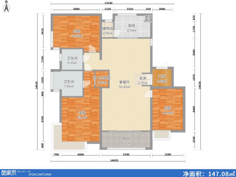 包头装修方案包头总部经济园二期184㎡