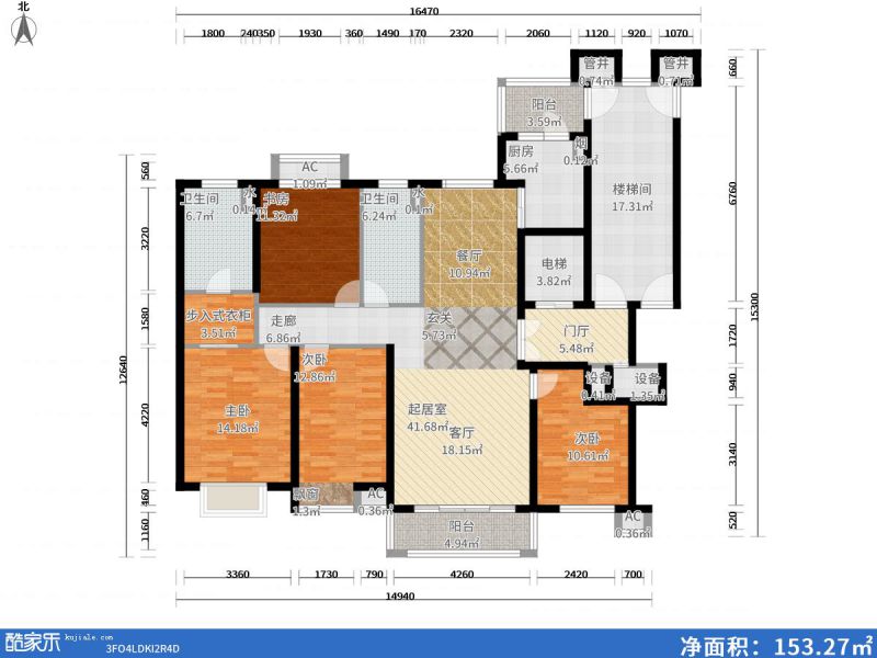 包头装修方案包头燕赵锦河湾222㎡