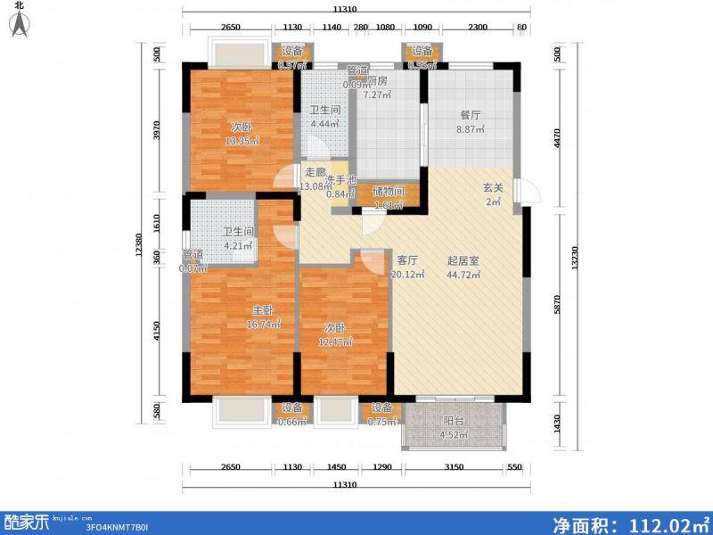 包头装修方案包头江南文枢苑二期159㎡