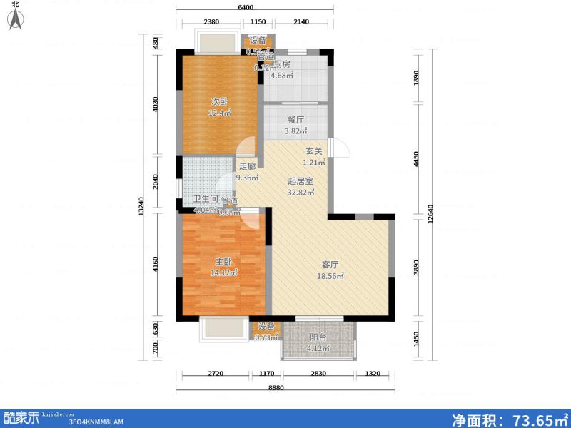 包头装修方案包头江南文枢苑二期105㎡